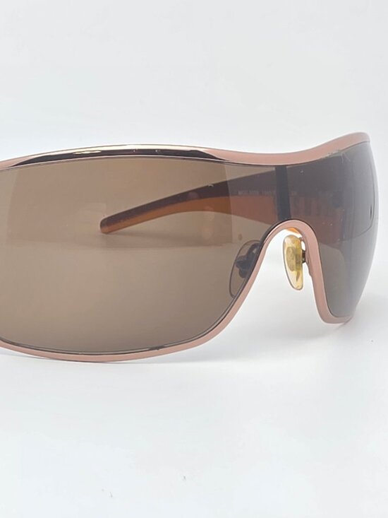 Versus by Versace Mod. 5035 1045/73 Bronze Frame Brown Lens Shield Sunglasses main image 16